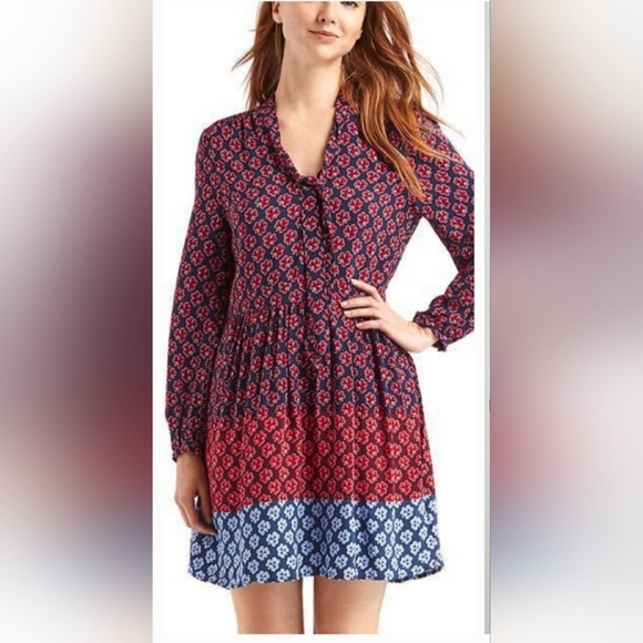 GAP Clover Print Dress Size 12, Business, Classic - Picture 2 of 15